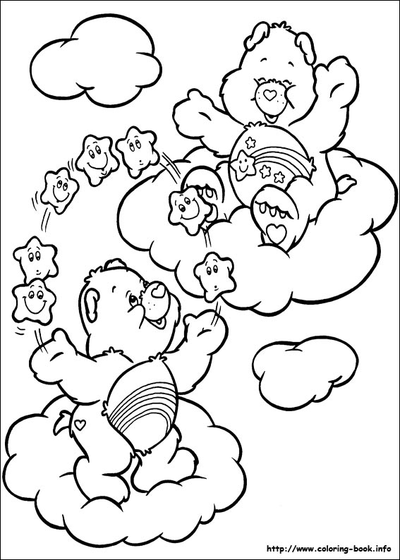 The Care Bears coloring picture